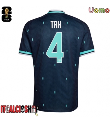 Germania Jonathan Tah #4 Seconda Maglia Mondiali 2026 Manica Corta